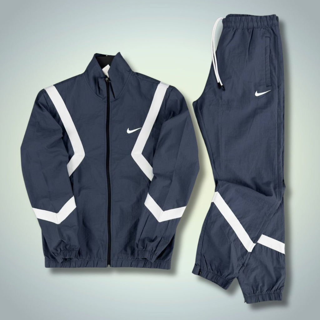 Nike męski komplet dresowy tkany, niebieski. Premium jakość