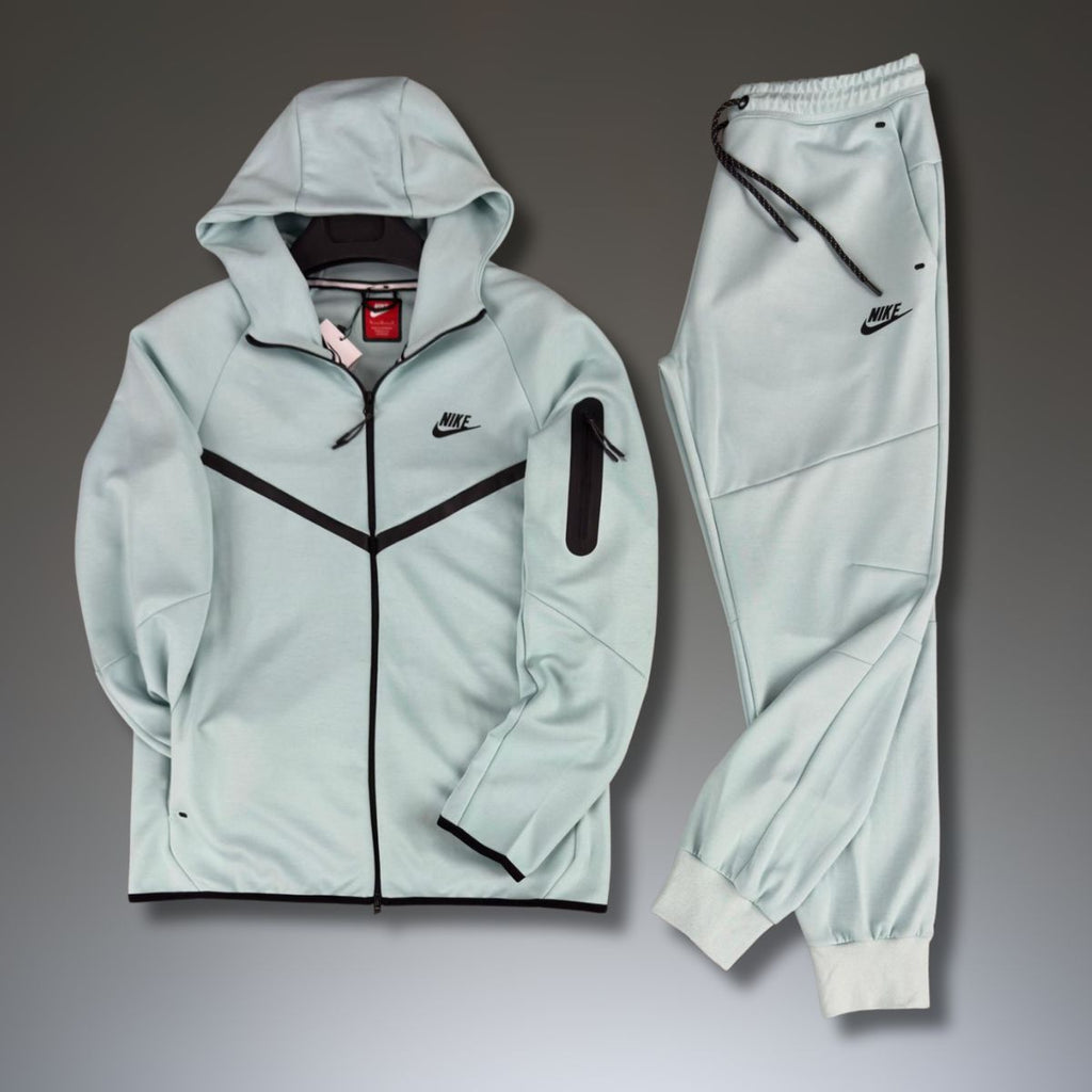 Dres męski Nike Tech Fleece, miętowy. Model 2024. Jakość premium