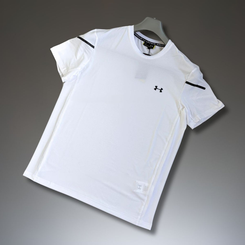 Koszulka męska Under Armour, biała. Jakość premium