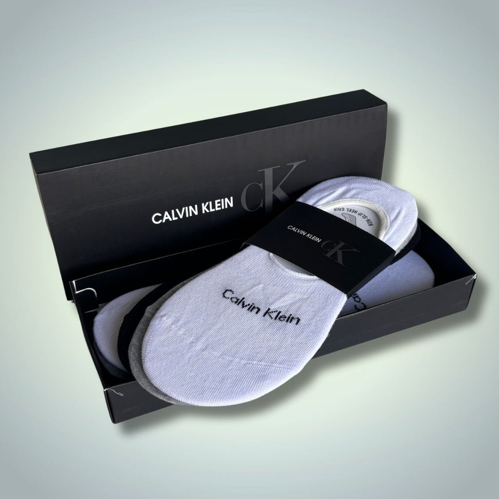 Calvin Klein Komplet 6 męskich niewidocznych skarpet, 40-45. Czarny, Szary, Biały. Jakość premium