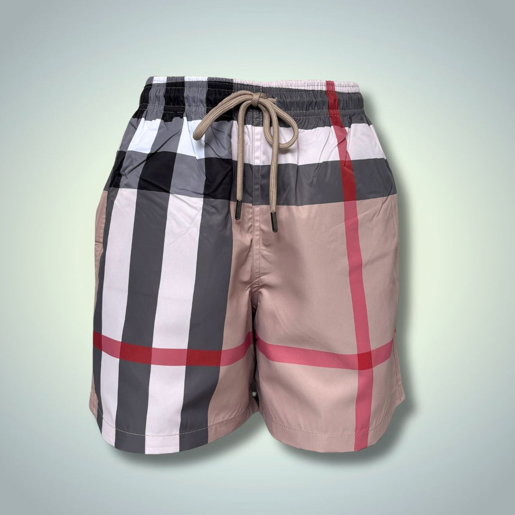 Męskie szorty kąpielowe Burberry. Beżowy. Najwyższa jakość