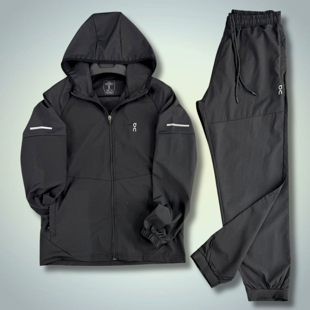 ON Męski Woven Strój Sportowy. Czarny