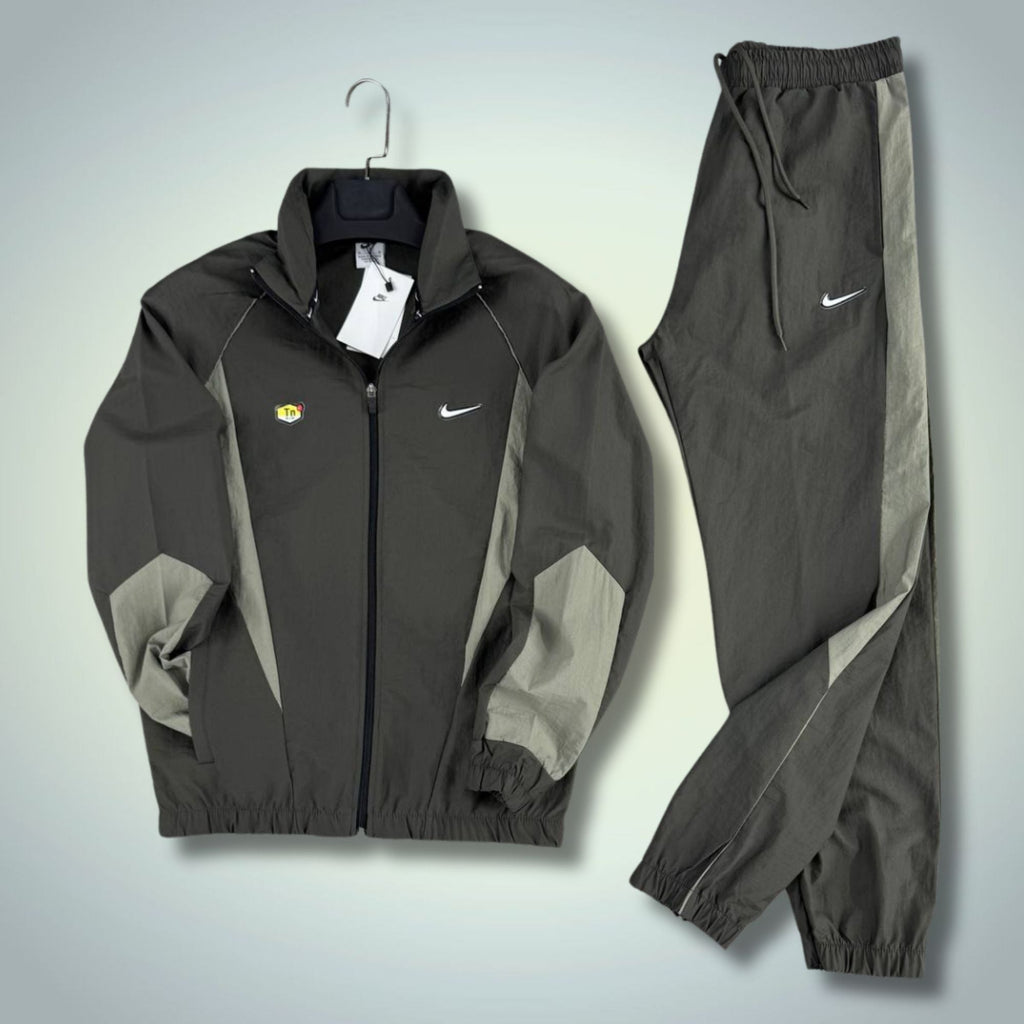 Nike TN męska kurtka sportowa, ciemnozielono–oliwkowa. Premium