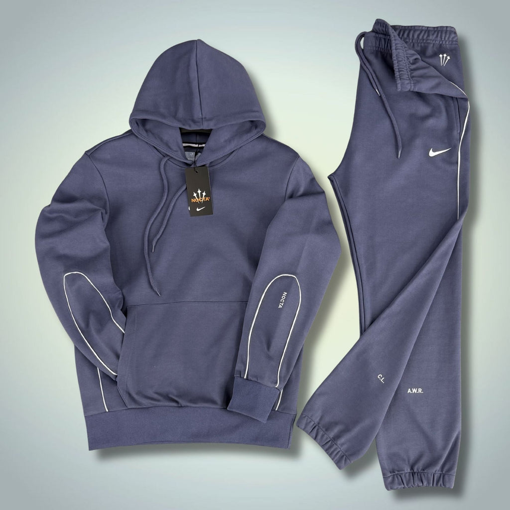 Nike Nocta męski dres sportowy, bluza, niebieski. Premium jakość