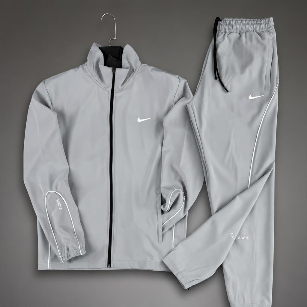 Nike Wooven Nocta męski dres, szary. Premium jakość