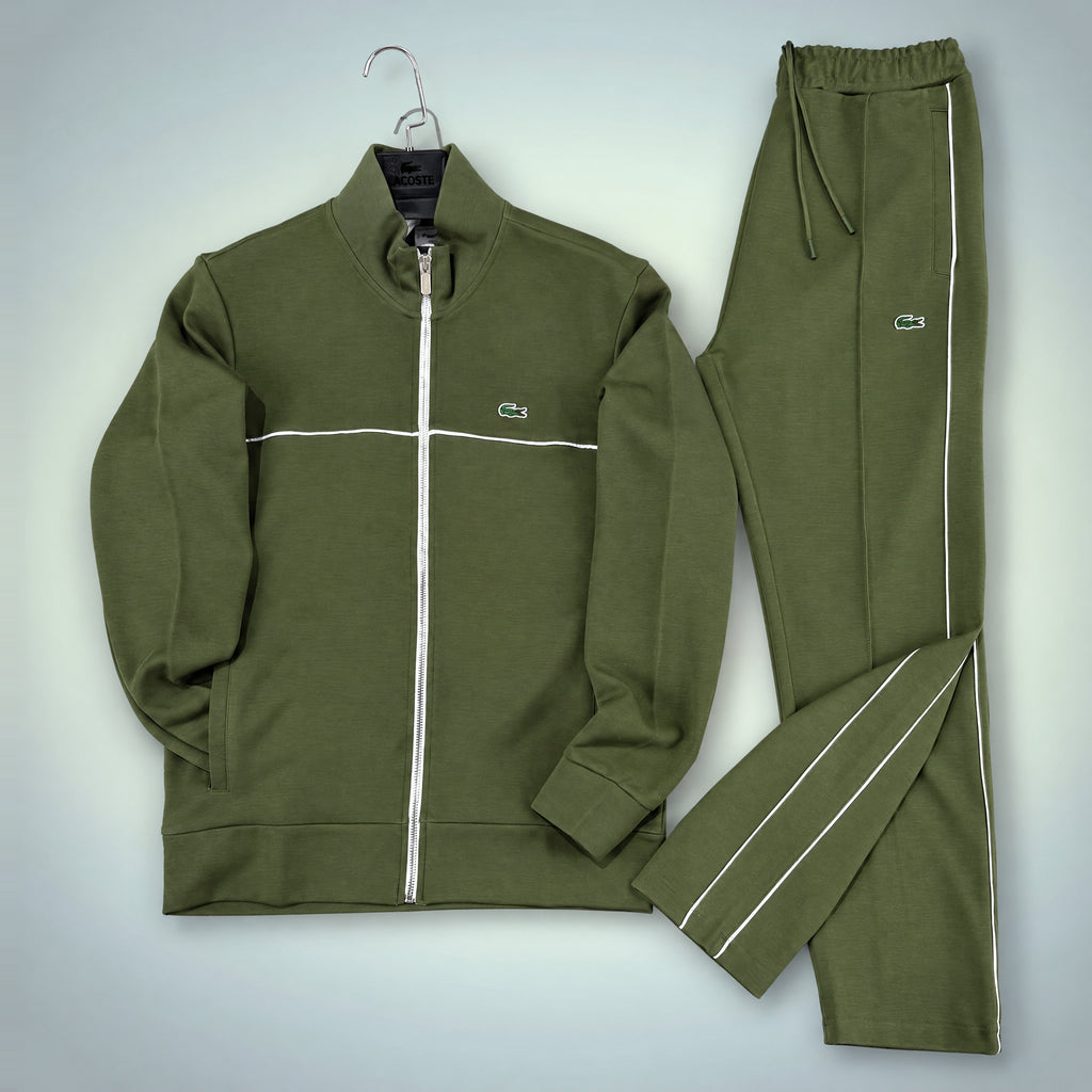 Lacoste Dres Męski. Zielony. Krój prosty