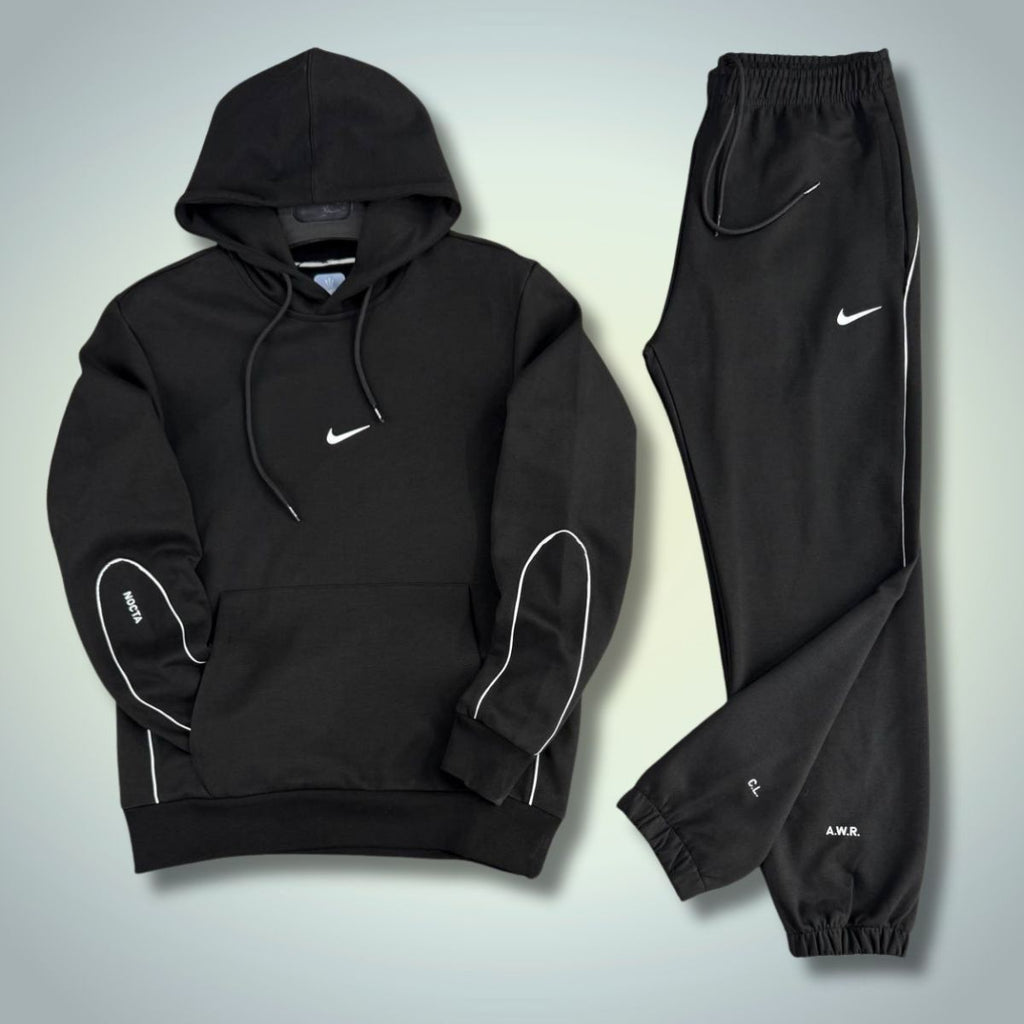 Nike Nocta męski dres z kapturem, czarny. Premium jakość