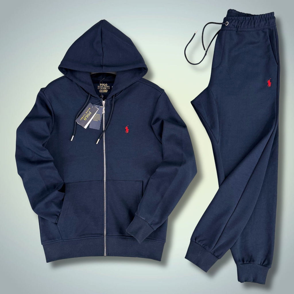 Męski dres Ralph Lauren, granatowy. Premium jakość