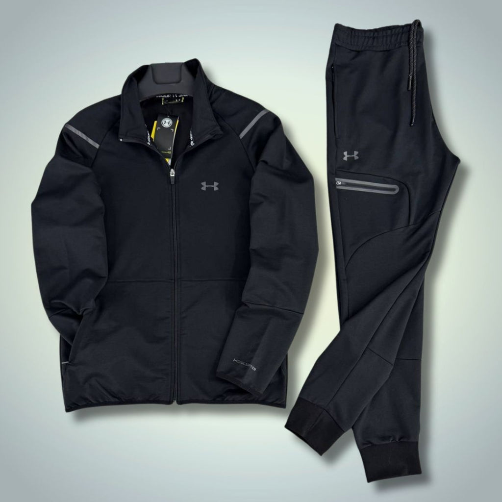 Under Armour męski dres, czarny. Premium jakość