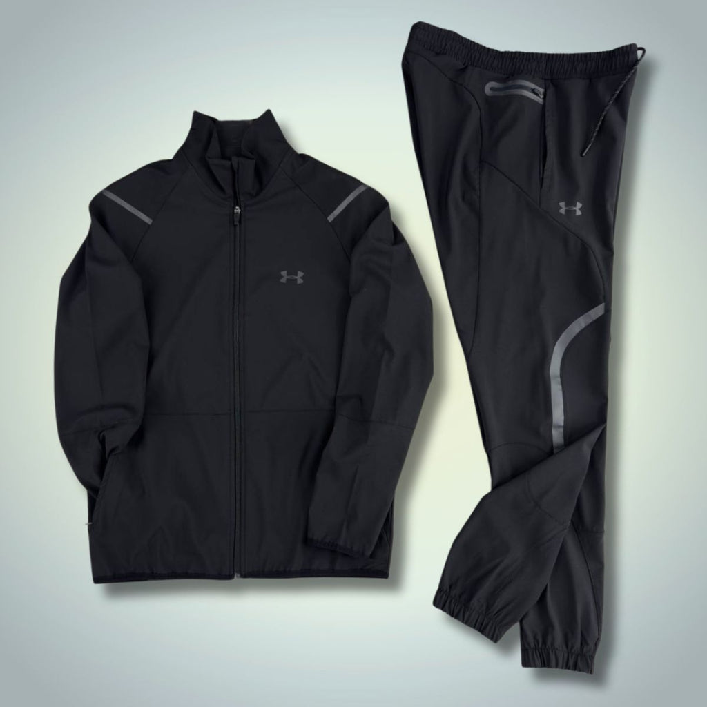 Under Armour męski dres, odblaskowy, czarny. Premium jakość