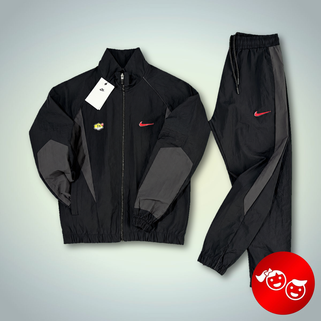 Nike TN dziecięcy zestaw sportowy nieprzemakalny, czarny. Jakość premium