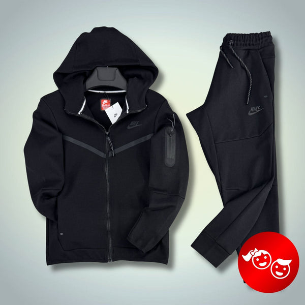 Dziecięcy zestaw sportowy Nike Tech Fleece, czarny. 2024. Premium jakość