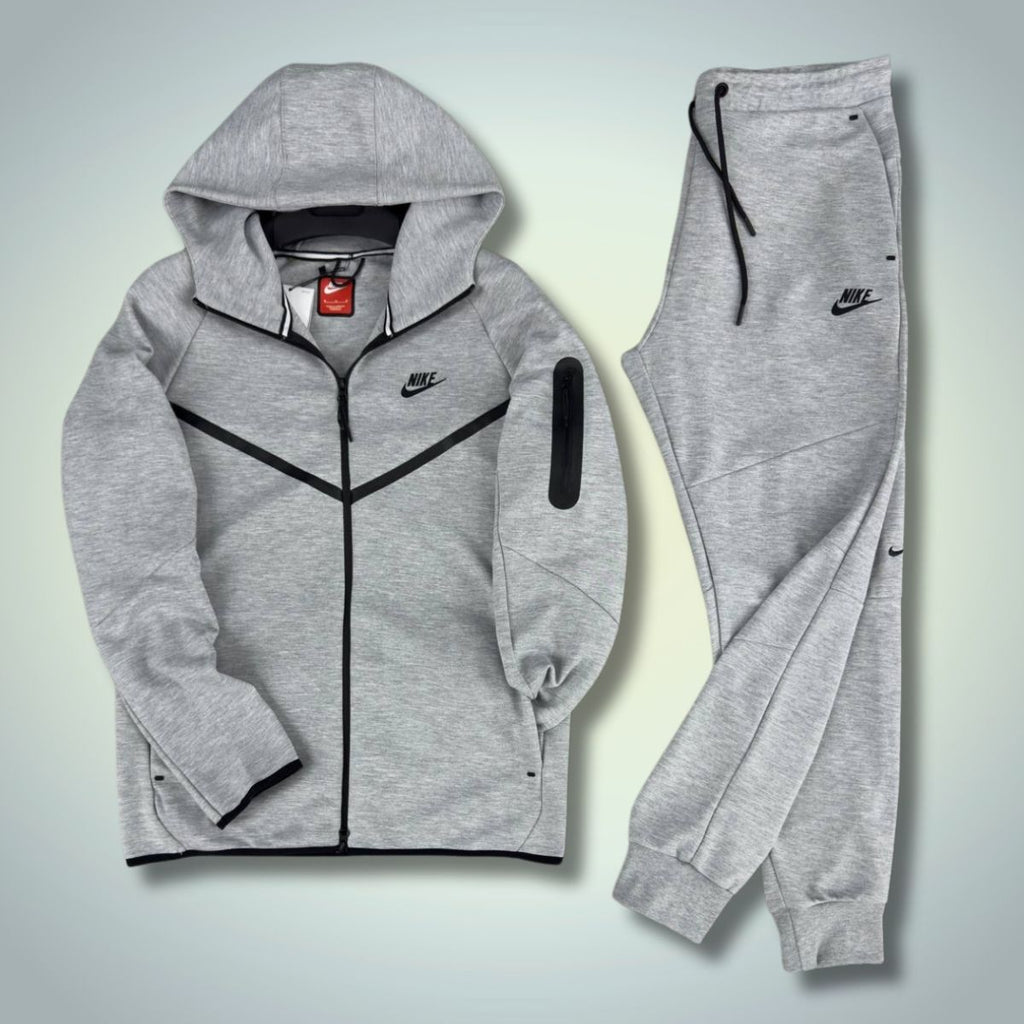 Dres męski Nike Tech Fleece, klasyczny szary. Model 2024. Jakość premium