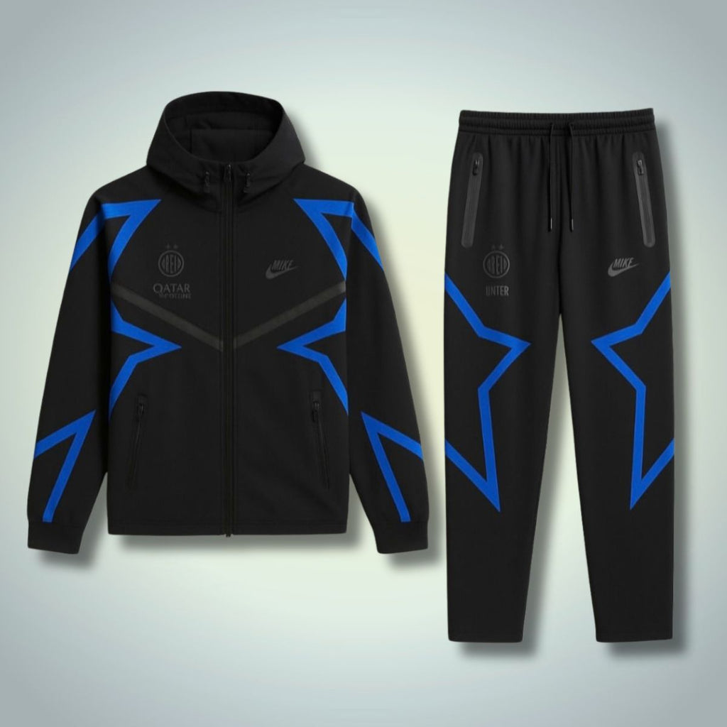 Nike Inter Tech Fleece męski tkany dres. Finał Ligi Mistrzów 2025. Jakość premium