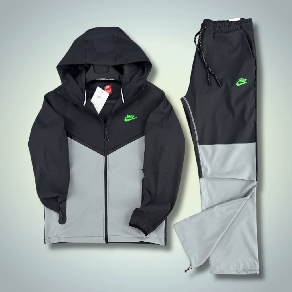 Nike Tech Fleece męski wodoodporny zestaw sportowy, grafitowo-szary. Premium jakość