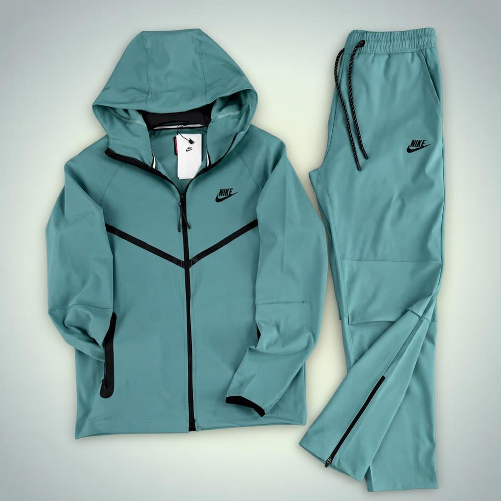 Nike Wooven Tech Fleece męski dres, turkusowy. Premium jakość