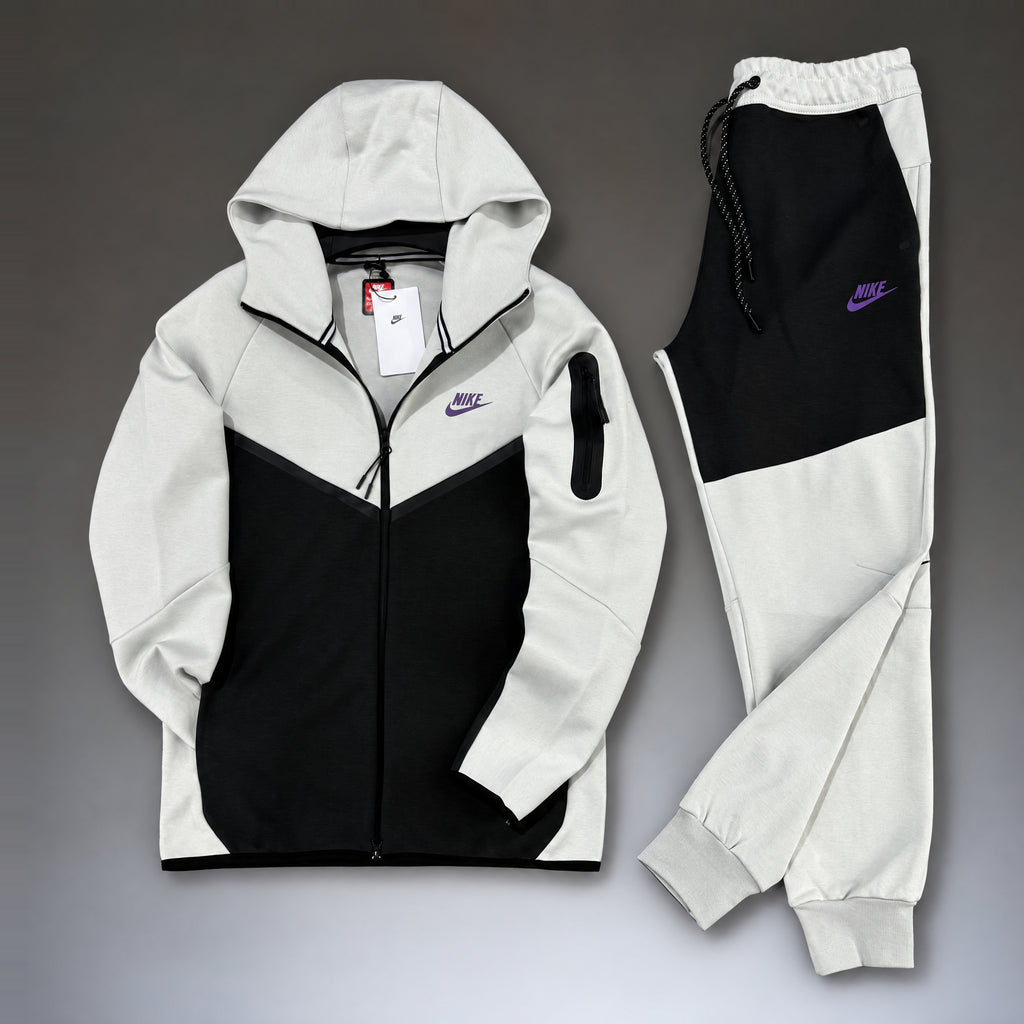 Nike Tech Fleece Dres Męski. Czarny / Jasnoszary