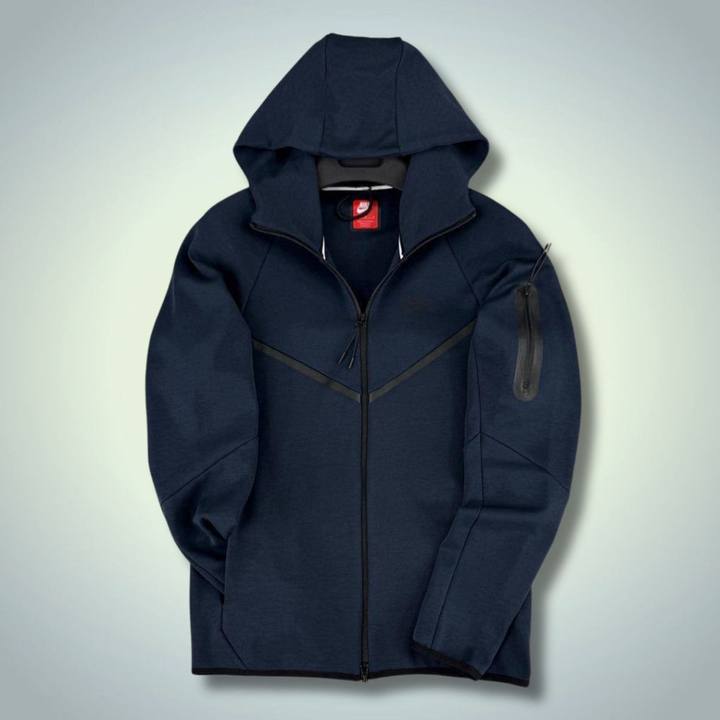 Nike Tech Fleece męska bluza, granatowa. Model 2024. Premium jakość