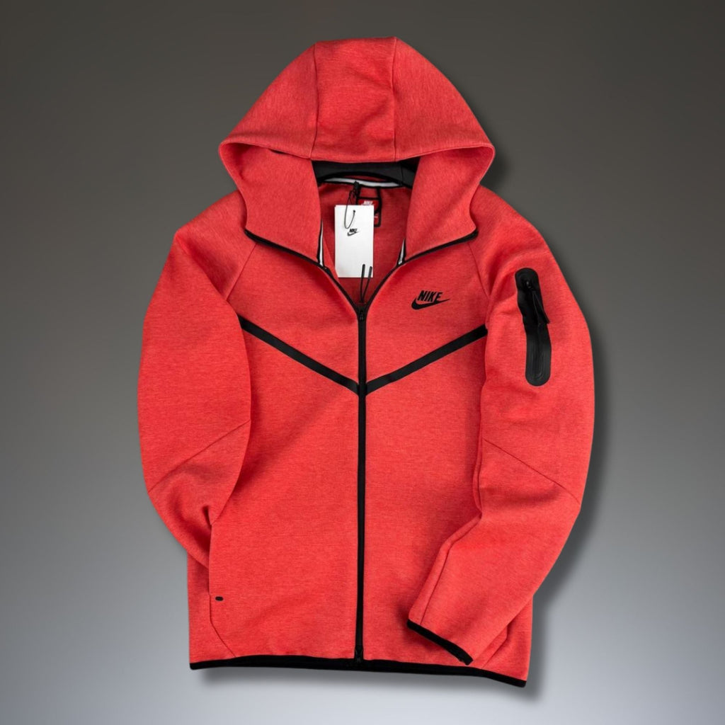 Nike Tech Fleece męska bluza, koralowa. Model 2024. Premium jakość