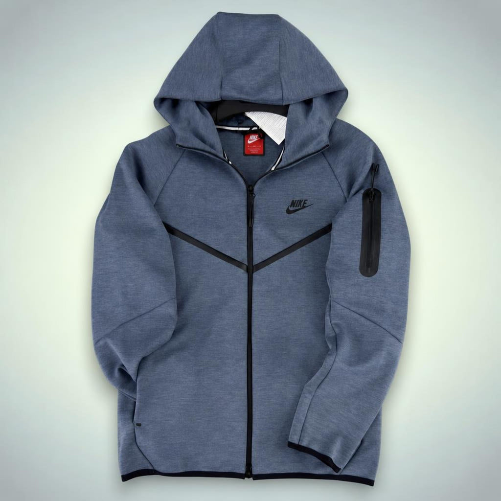 Nike Tech Fleece męska bluza, stalowoniebieski. Model 2024. Premium jakość