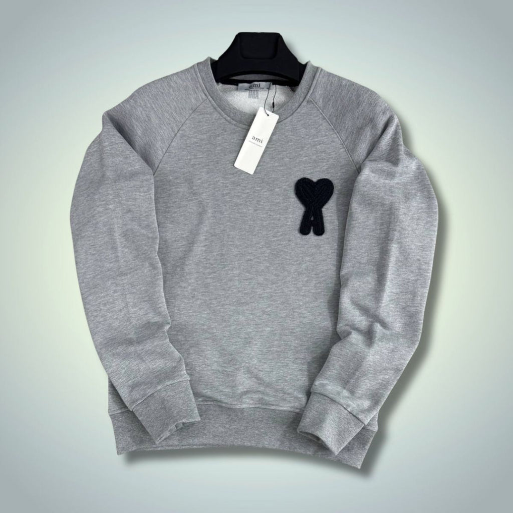 Bluza męska AM, klasyczny szary. Jakość premium