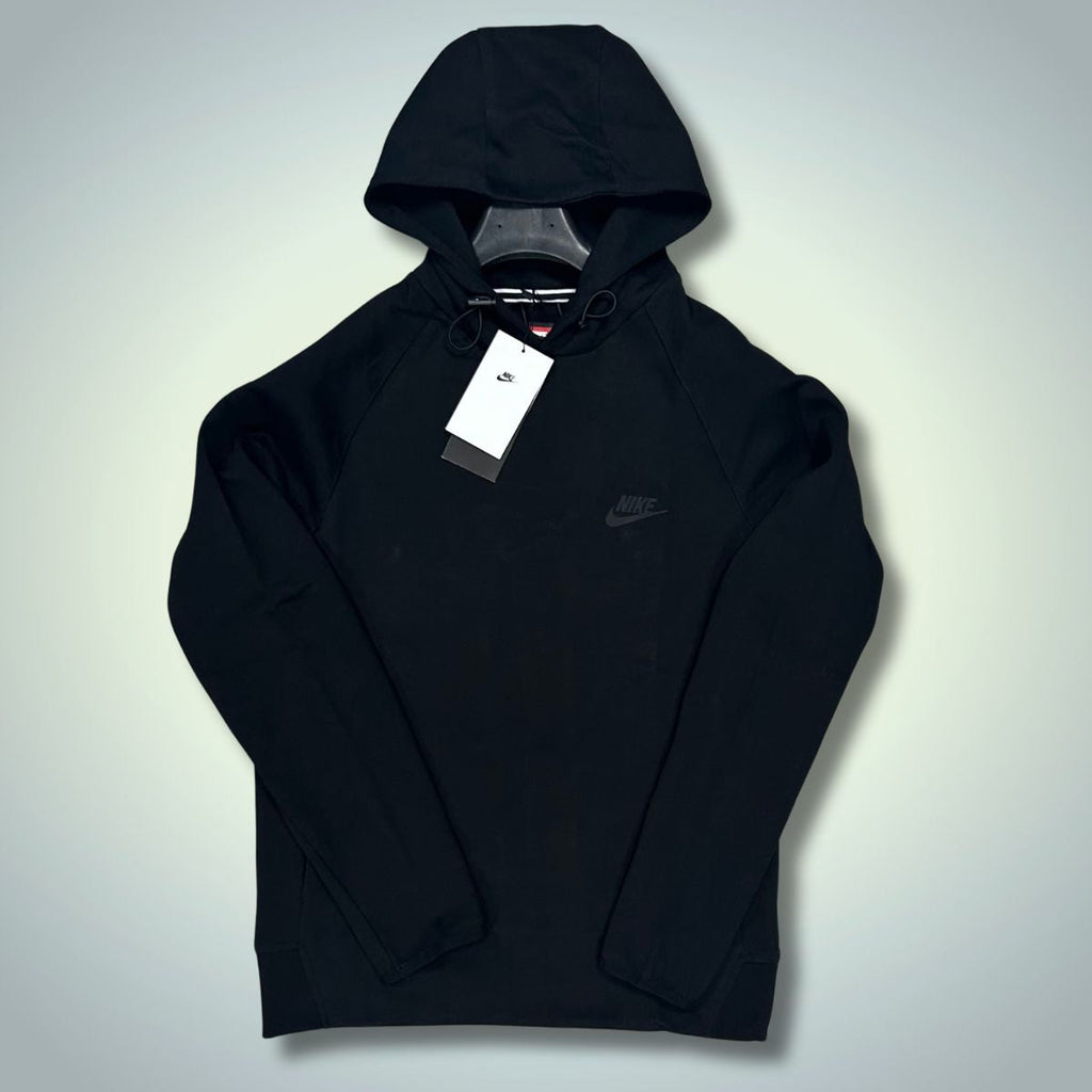 Męska bluza z kapturem Nike Tech Fleece w kolorze czarnym. Najwyższej jakości