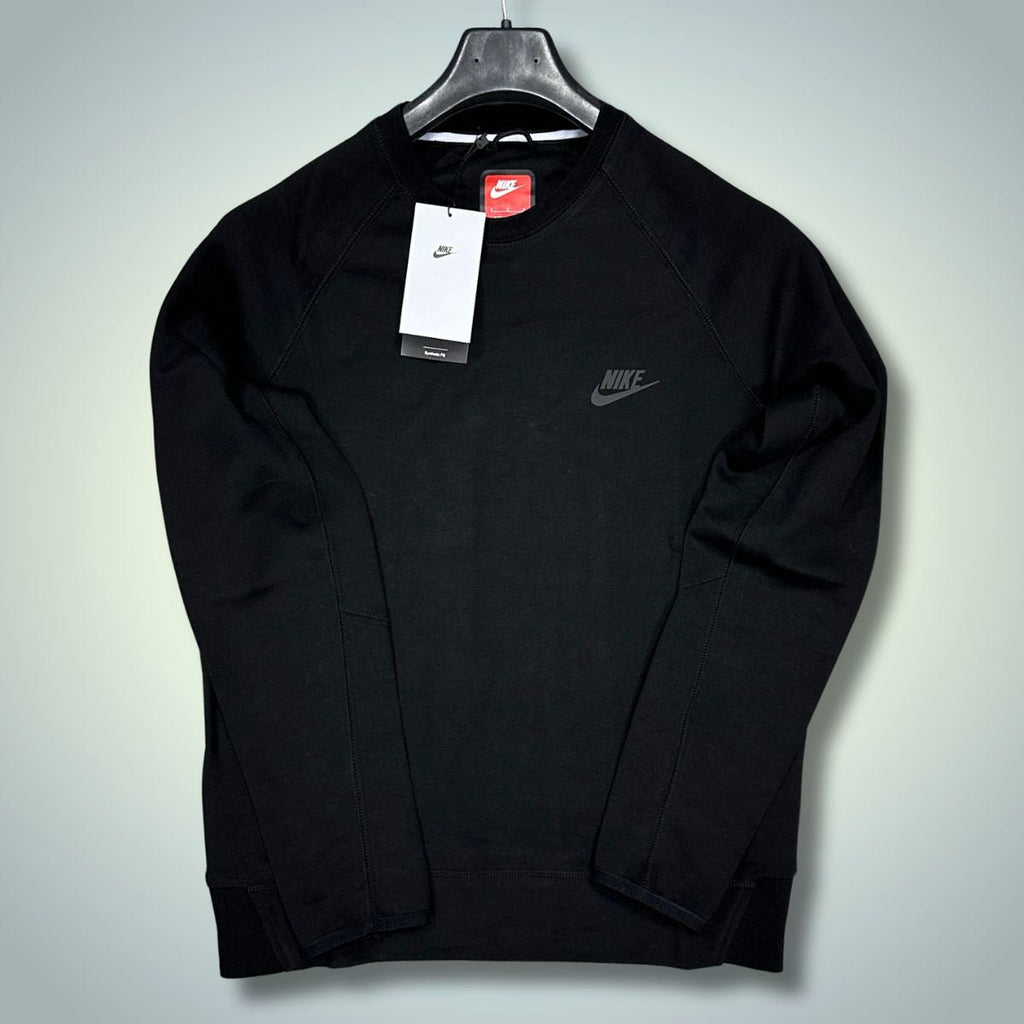 Bluza Nike Tech Fleece, "Men's crew", czarna. Najwyższa jakość