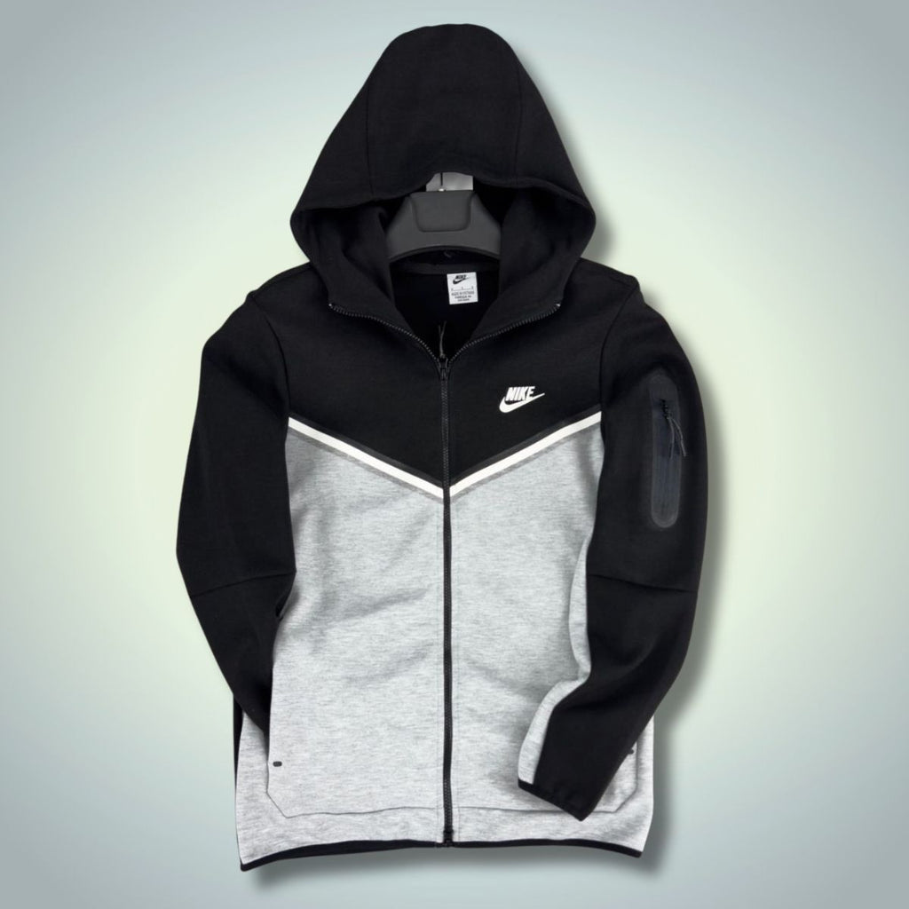 Bluza męska Nike Tech Fleece, czarno-szara. Jakość premium