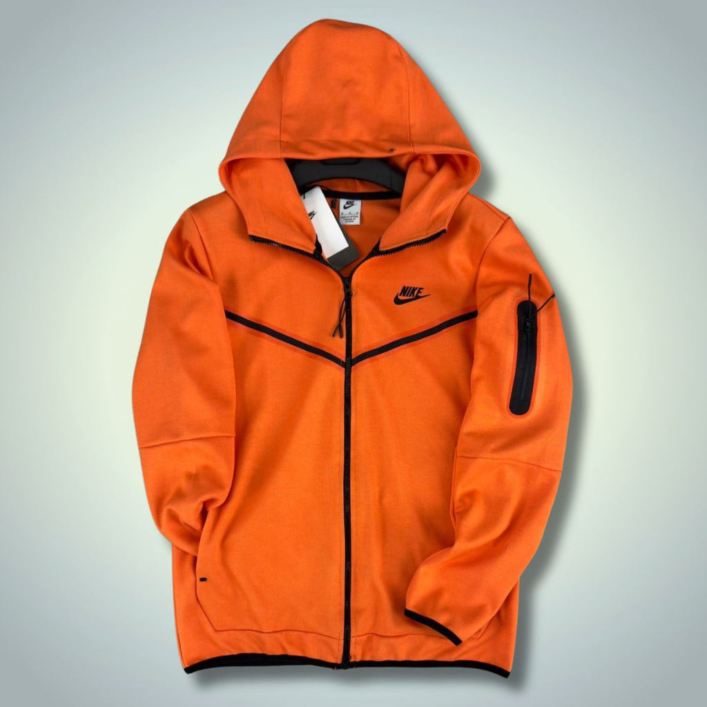Bluza męska Nike Tech Fleece, pomarańczowy. Najwyższa jakość