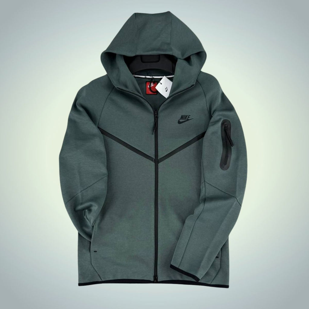 Nike Tech Fleece męska bluza, szałwiowa zieleń. Model 2024. Premium jakość