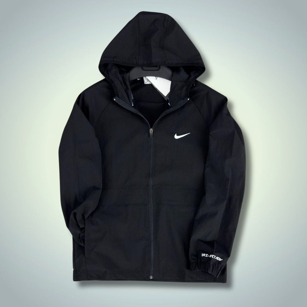 Męska kurtka z tkaniny Nike, czarna. Jakość premium