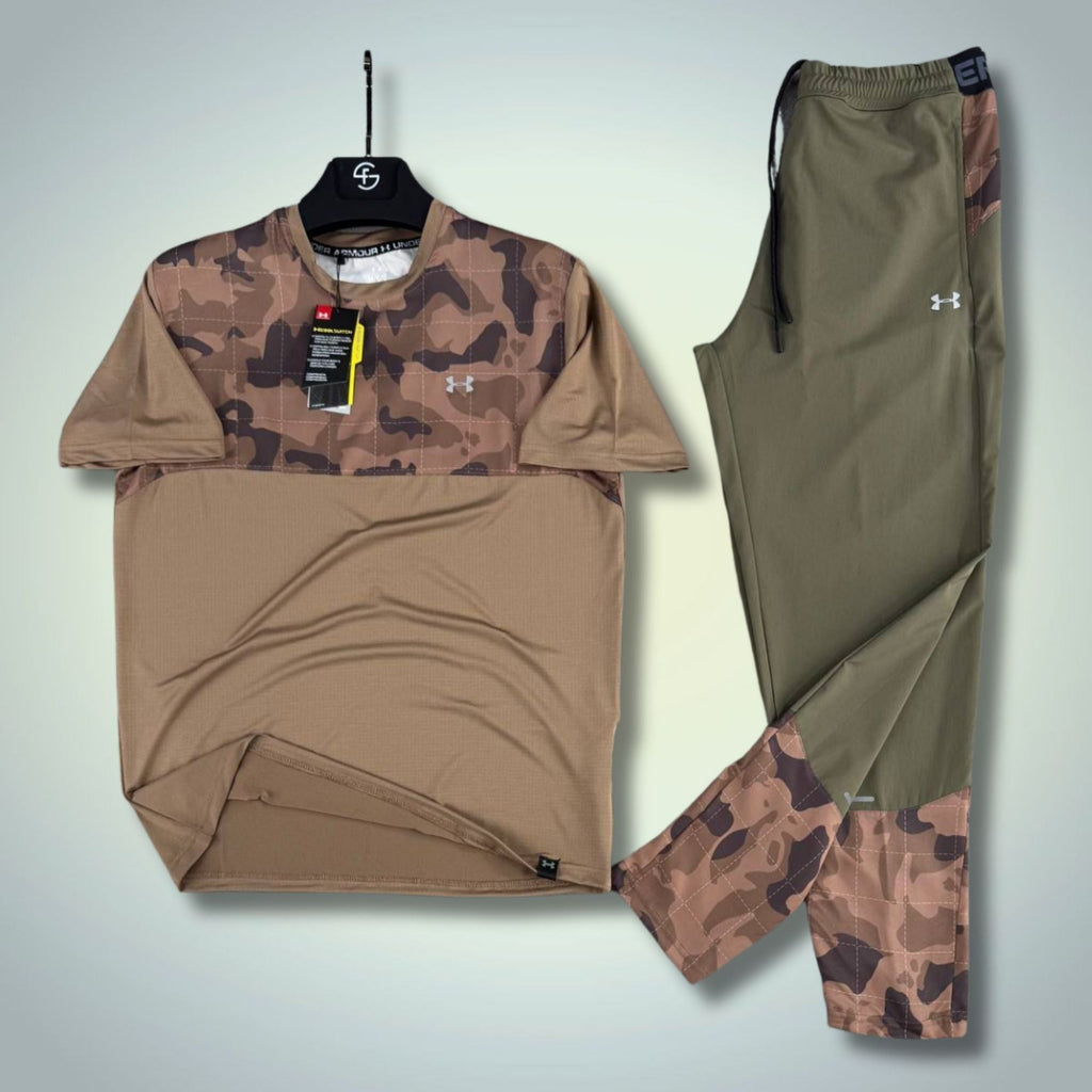 Under Armour męska kurtka sportowa, brązowo-zielona. Jakość premium