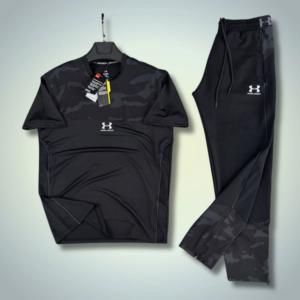 Under Armour męska kurtka sportowa, czarno-kamuflażowa. Jakość premium