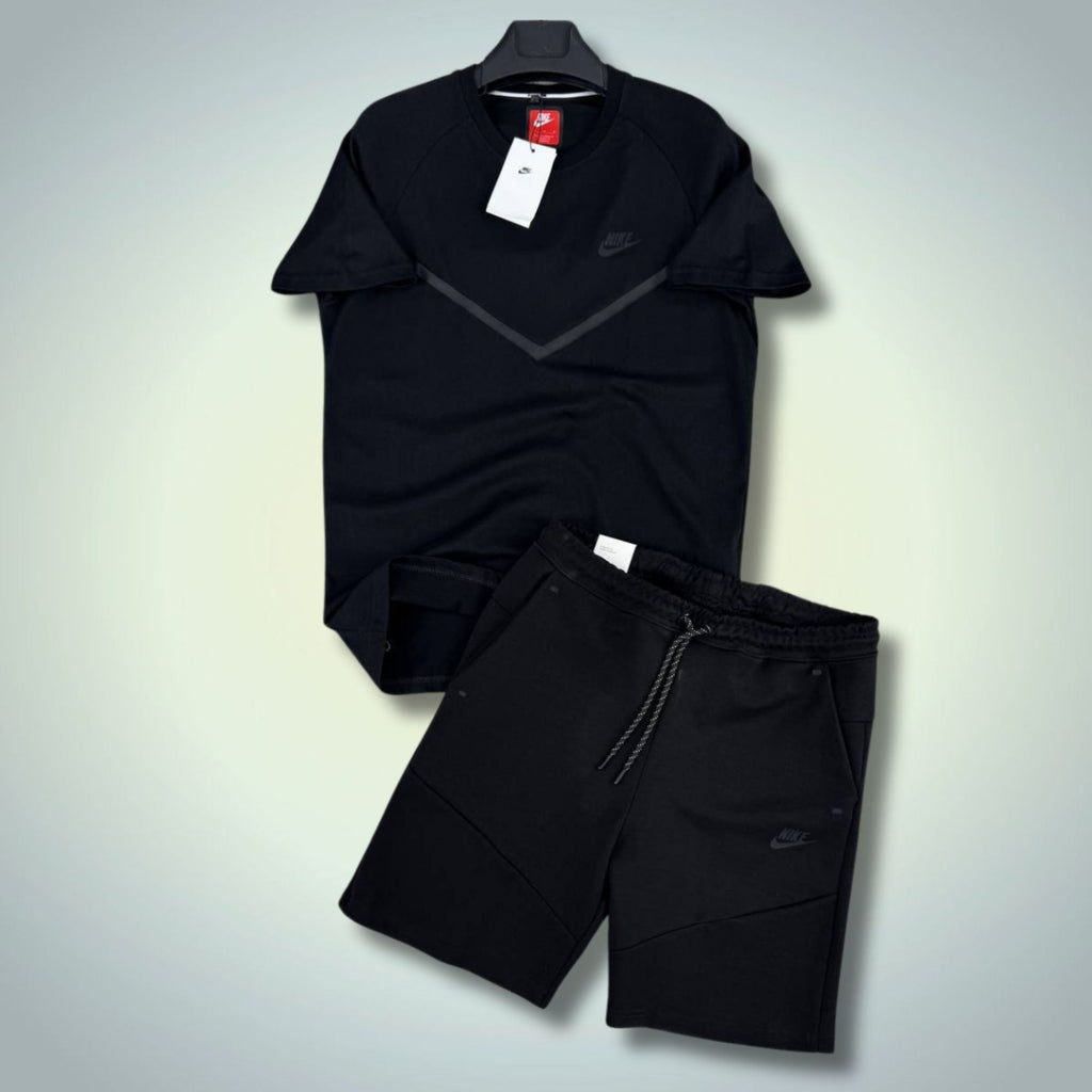Nike Tech Fleece męski krótki dres sportowy, czarny. Premium jakość