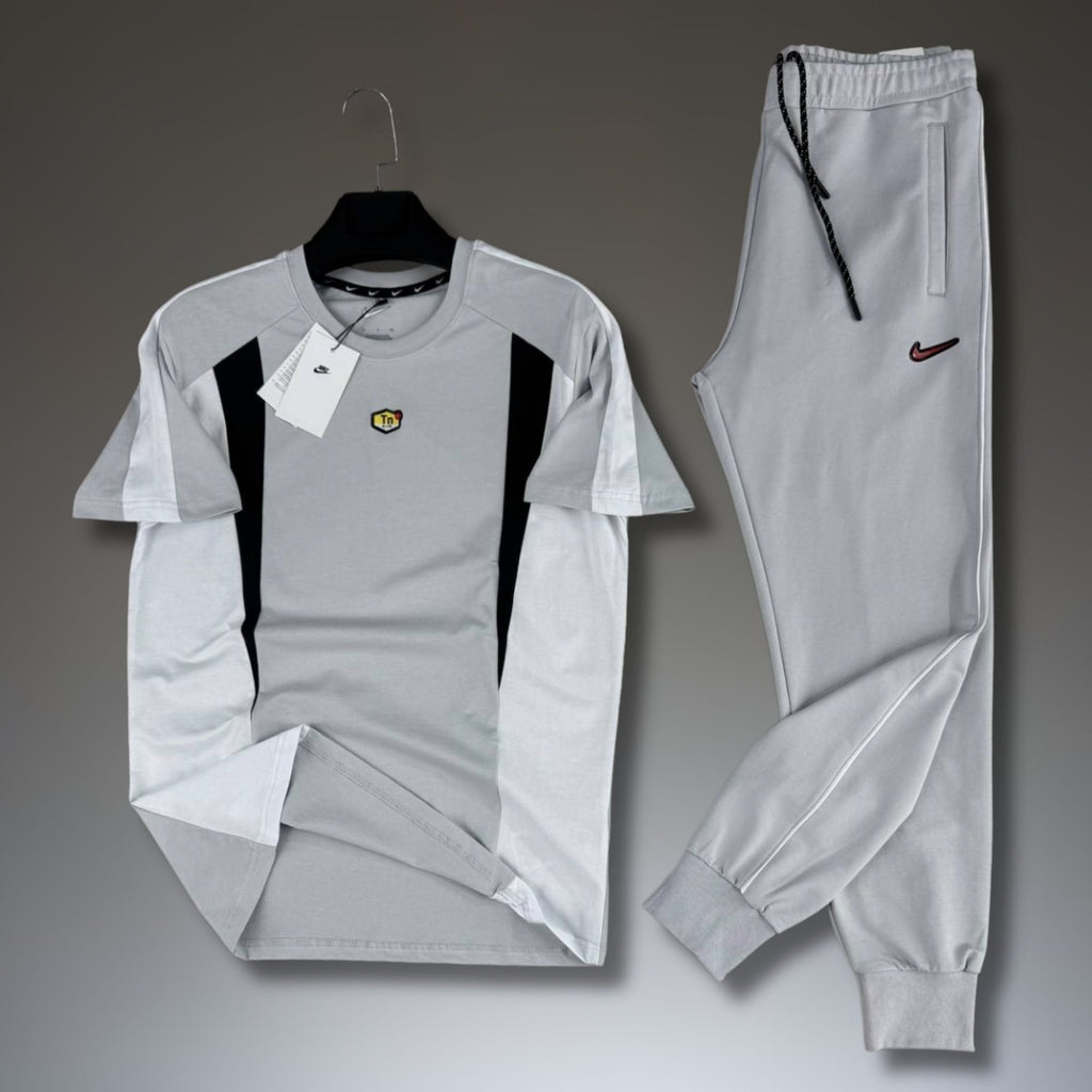 Nike TN męski letni zestaw sportowy, szary. Premium jakość