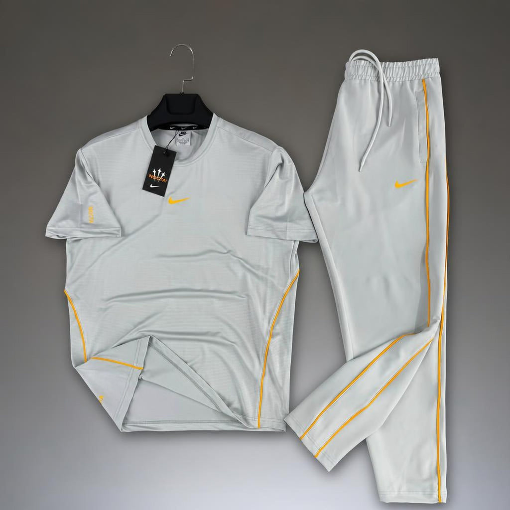 Nike Nocta męski letni dres sportowy, białawy. Premium jakość