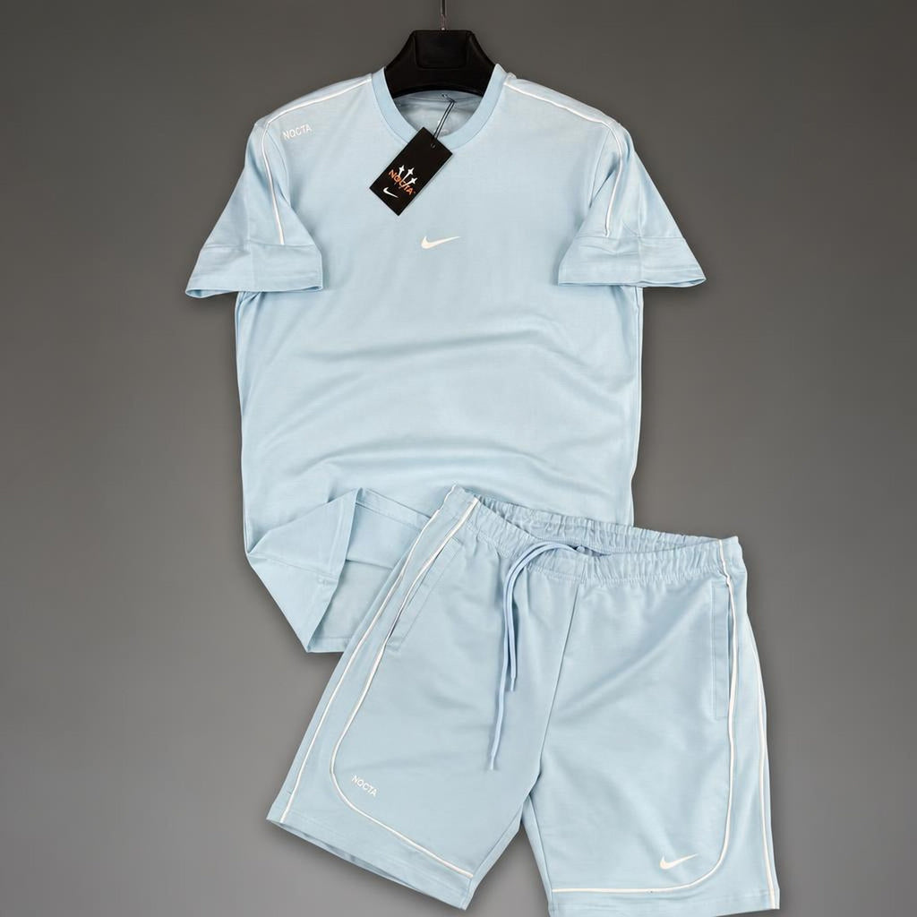 Nike Nocta męski krótki dres sportowy, jasnoniebieski. Premium jakość
