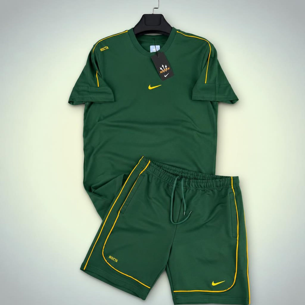 Nike Nocta męski krótki dres sportowy, zielony. Premium jakość
