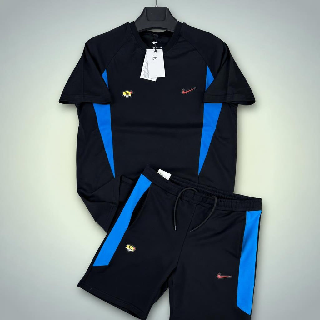 Nike TN męski krótki dres sportowy, czarny. Premium jakość