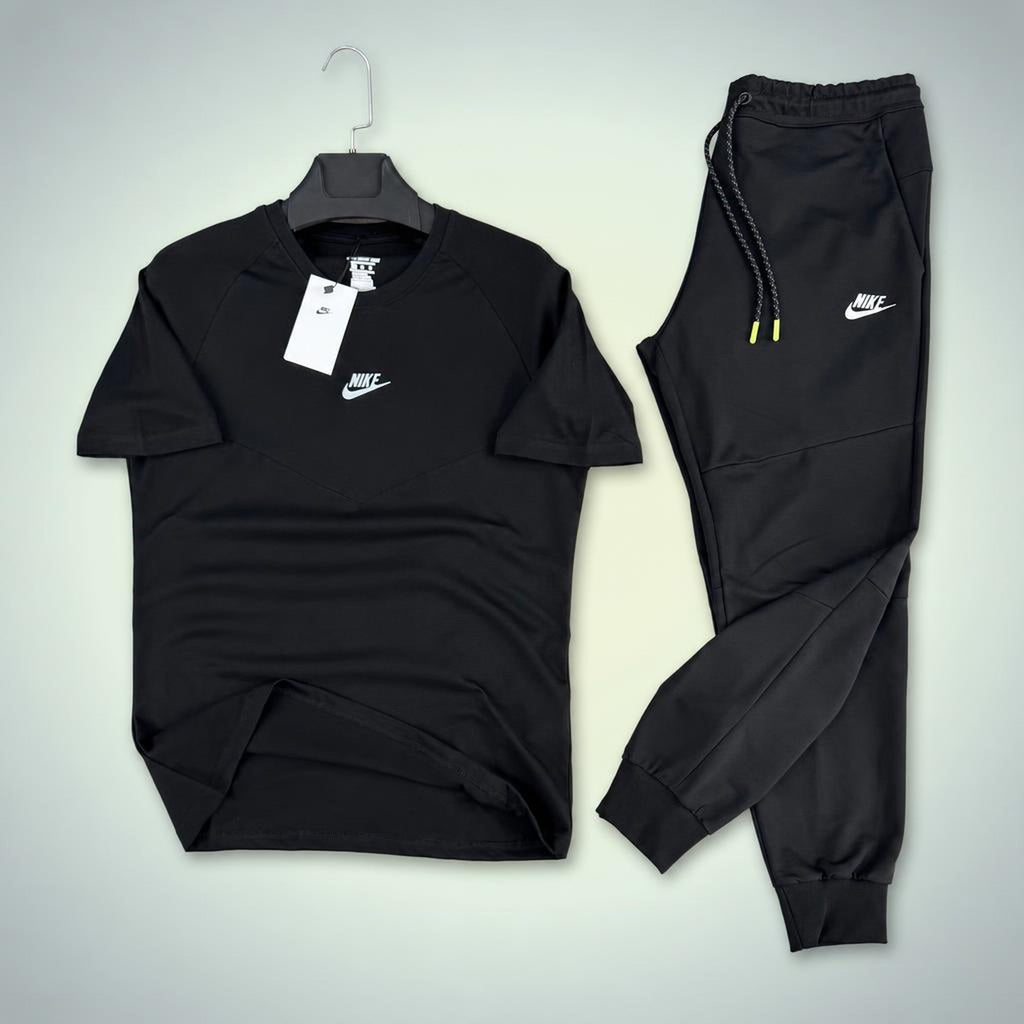 Nike Air Max męski letni dres sportowy, czarny. Premium jakość
