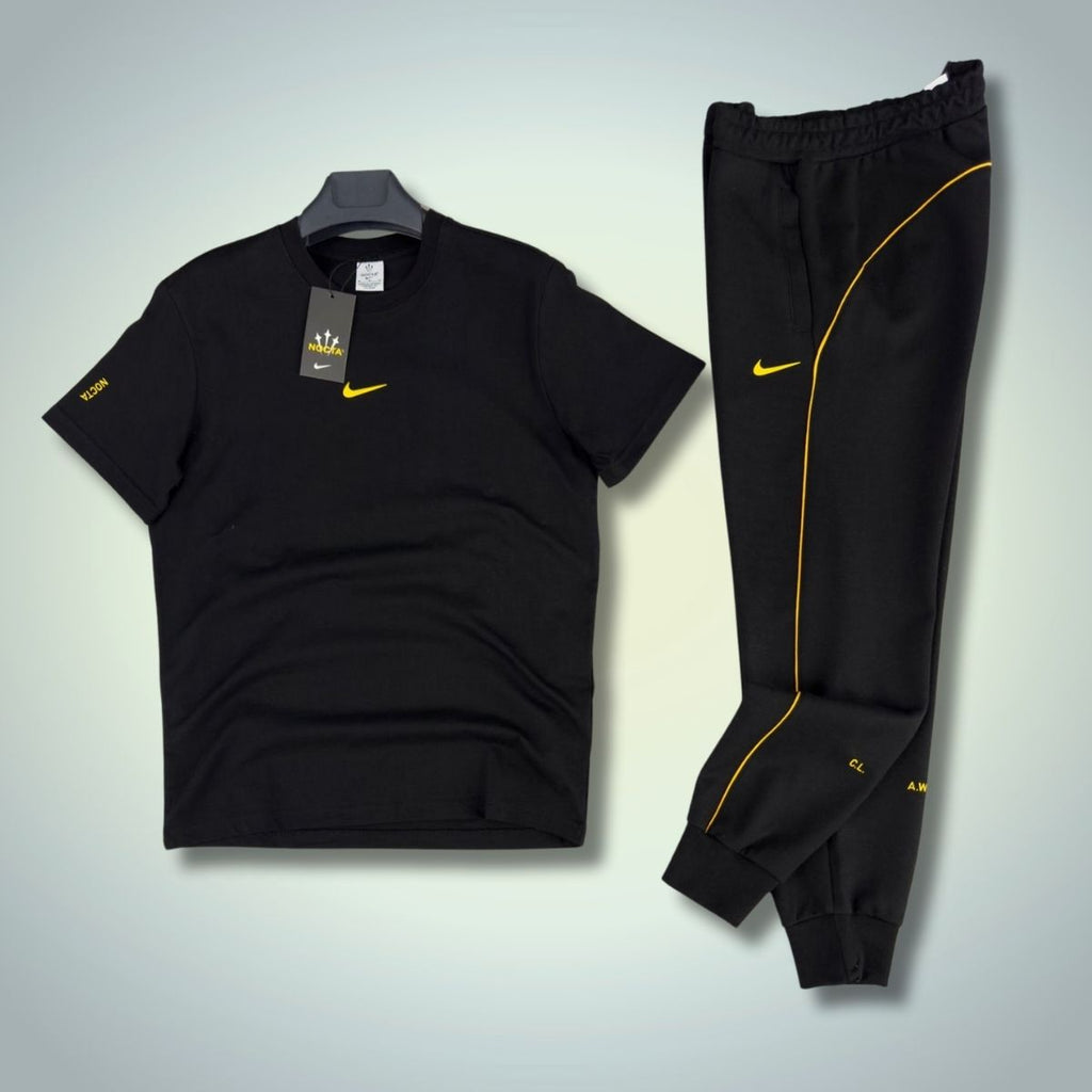 Komplet letni męski Nike Nocta, czarny. Jakość premium