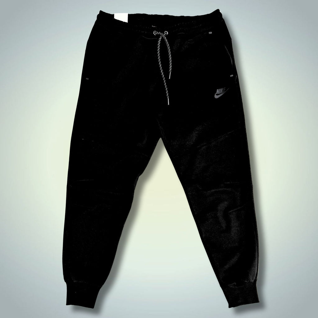 Nike Tech Fleece, czarne, męskie spodnie. Premium jakość