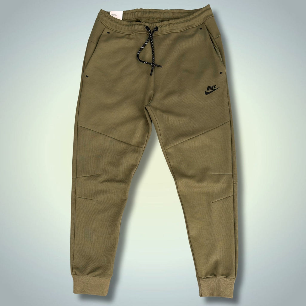 Nike Tech Fleece męskie spodnie, oliwkowa zieleń. Premium jakość