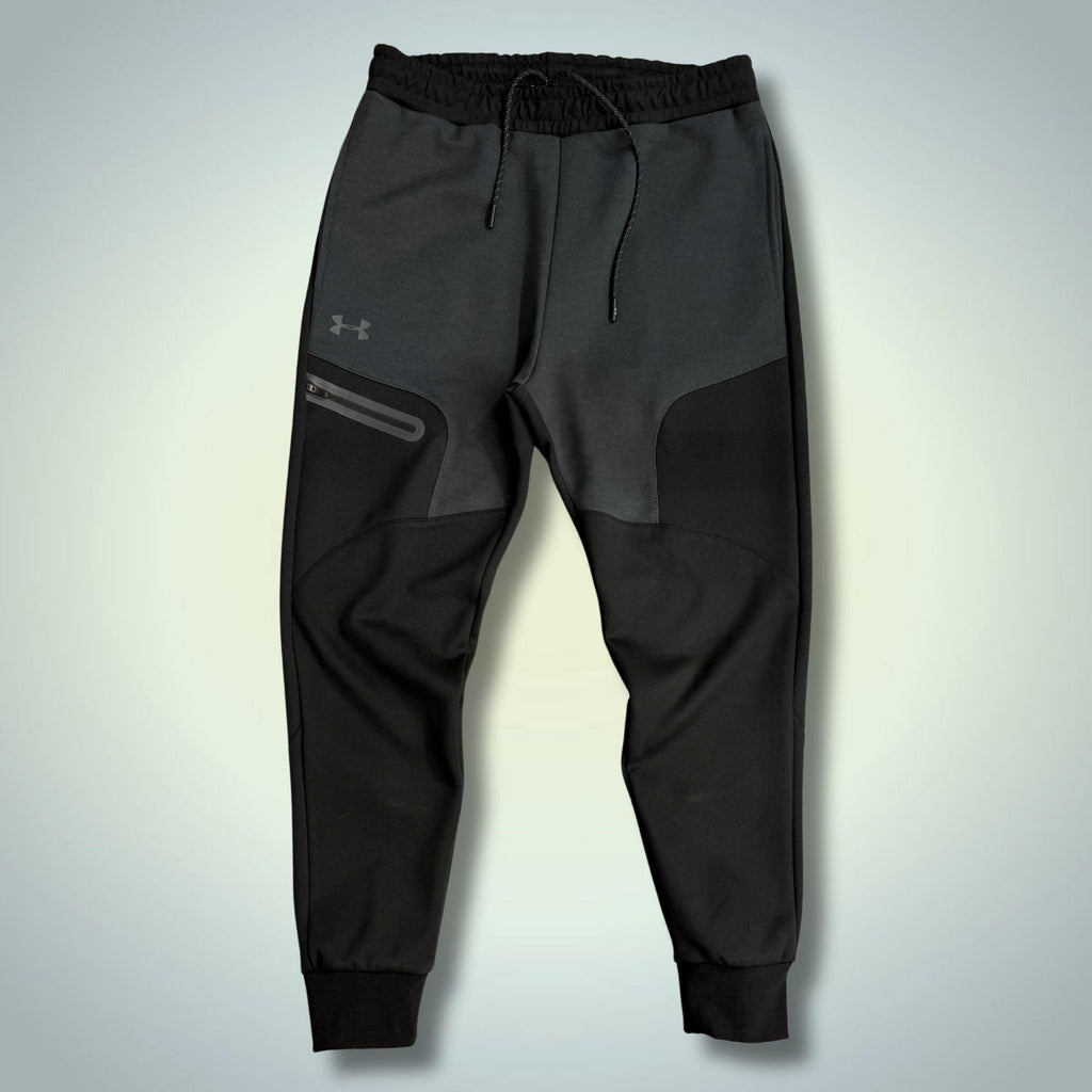 Under Armour męskie spodnie sportowe, czarno-grafitowe. Premium jakość
