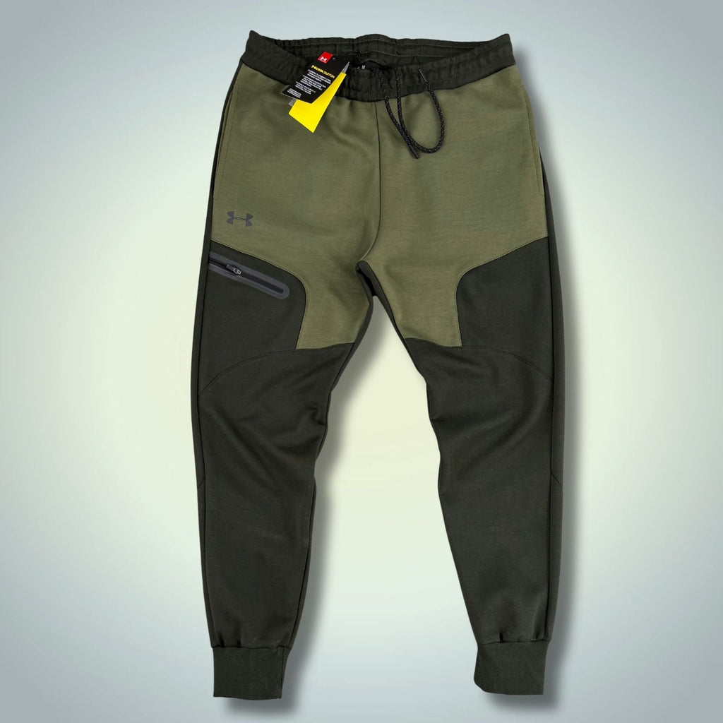 Under Armour męskie spodnie sportowe, ciemnozielono-oliwkowe. Premium jakość