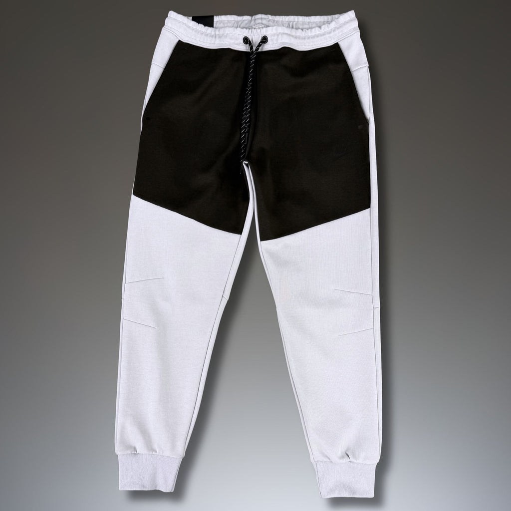 Nike Tech Fleece męskie sportowe spodnie, grafitowo-brudno białe. Premium jakość