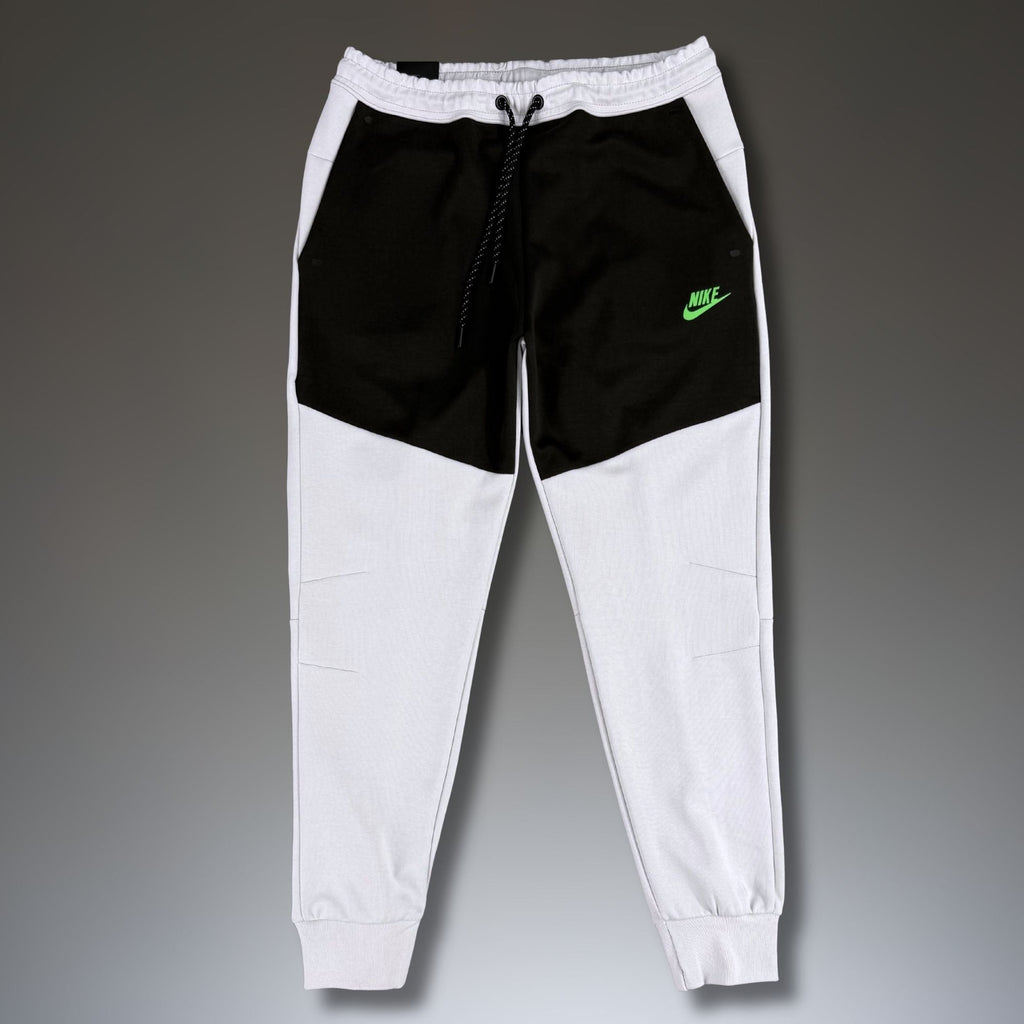 Nike Tech Fleece męskie sportowe spodnie, brudno białe-czarne. Premium jakość
