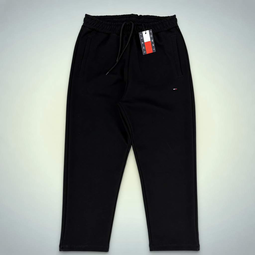 Tommy Hilfiger Classic męskie spodnie dresowe, czarny. Premium jakość