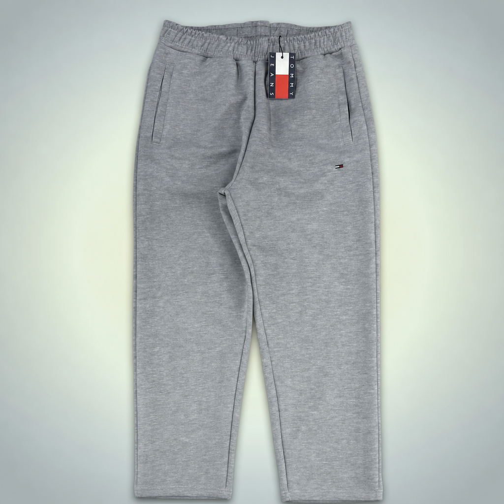Tommy Hilfiger Classic męskie spodnie dresowe, klasyczny szary. Premium jakość