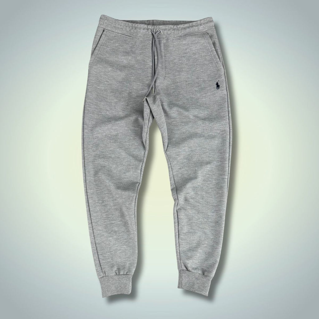Męskie spodnie joggery Ralph Lauren, klasyczna szarość. Jakość premium